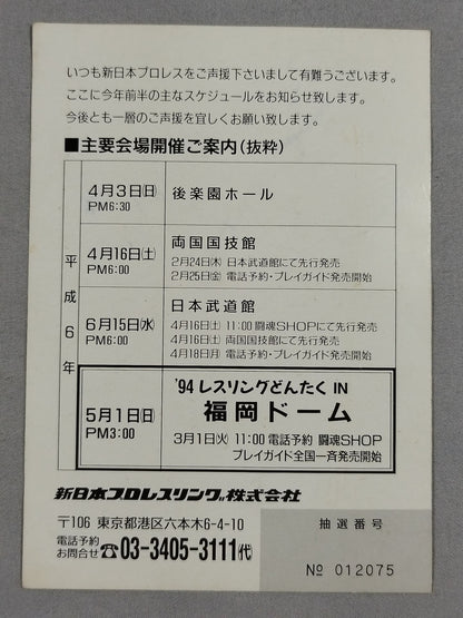 Heisei Shiranami Five Men Flyer Card