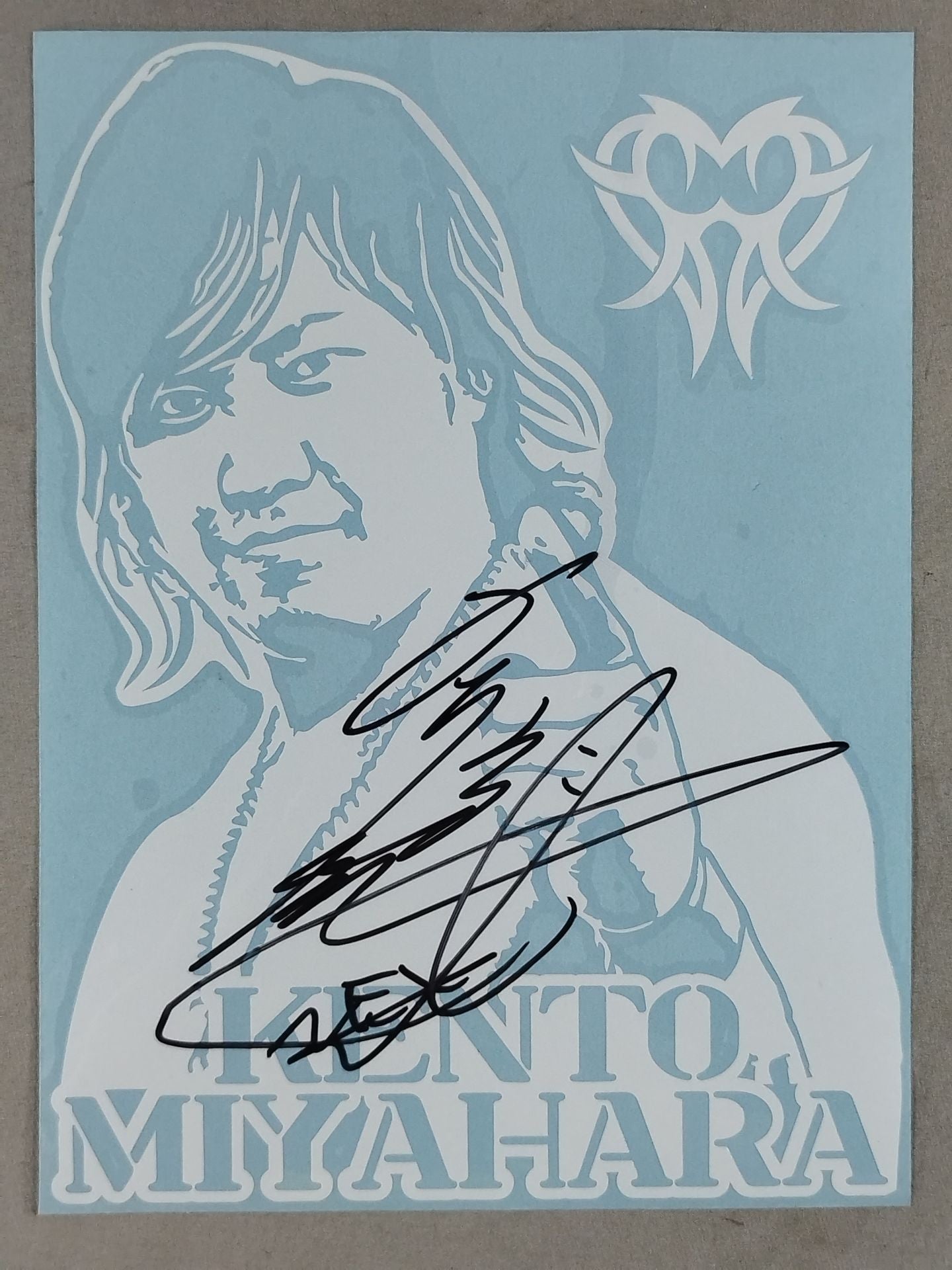 【hand signed autograph】 Kento Miyahara  Cutting Sticker