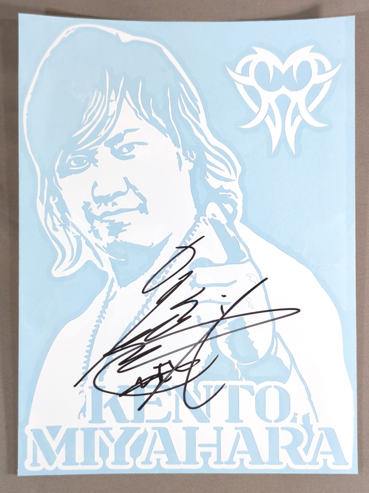 【hand signed autograph】 Kento Miyahara  Cutting Sticker