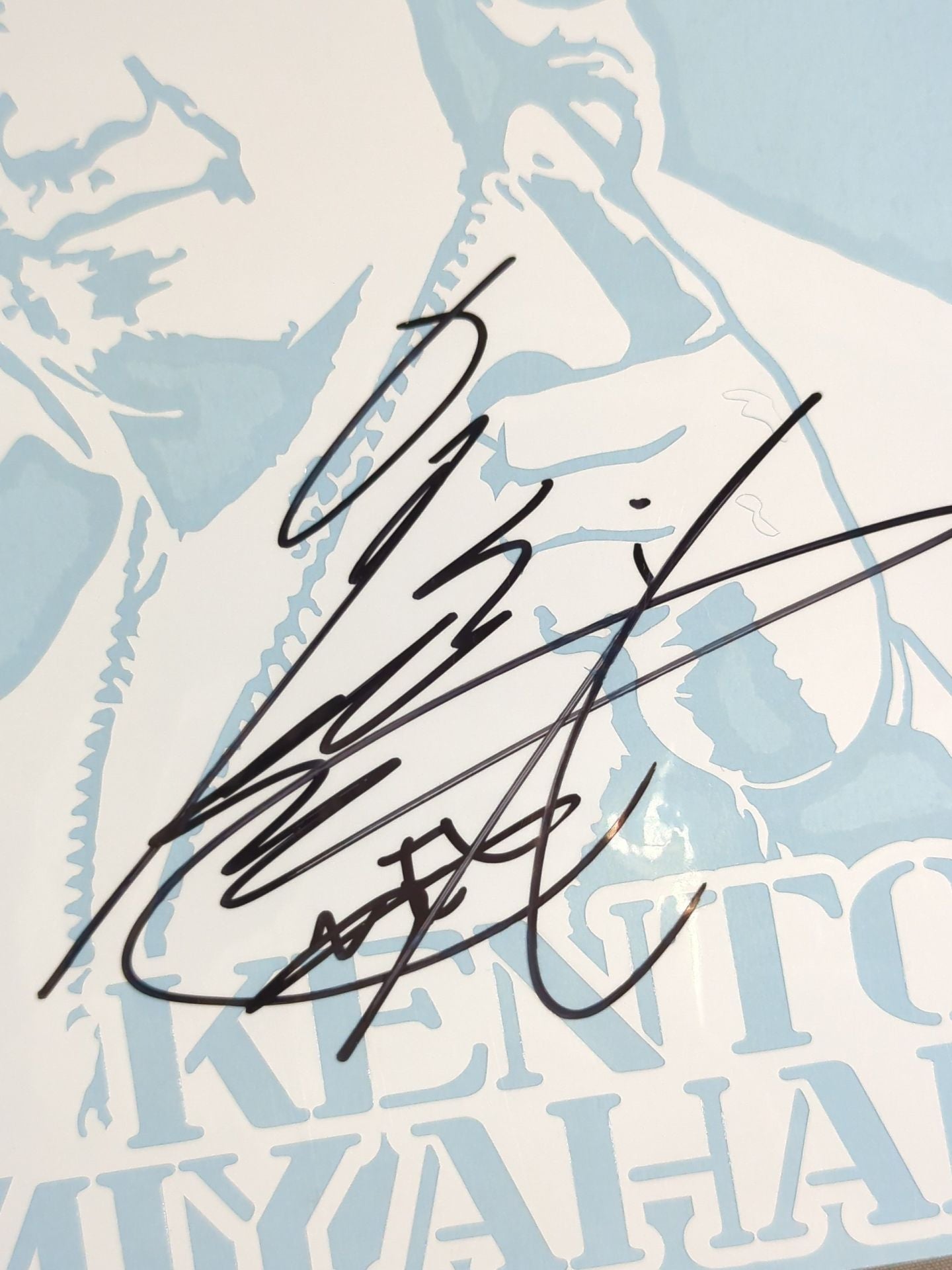 【hand signed autograph】 Kento Miyahara  Cutting Sticker