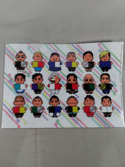 大日本プロレス 所属選手イラスト クリアファイル