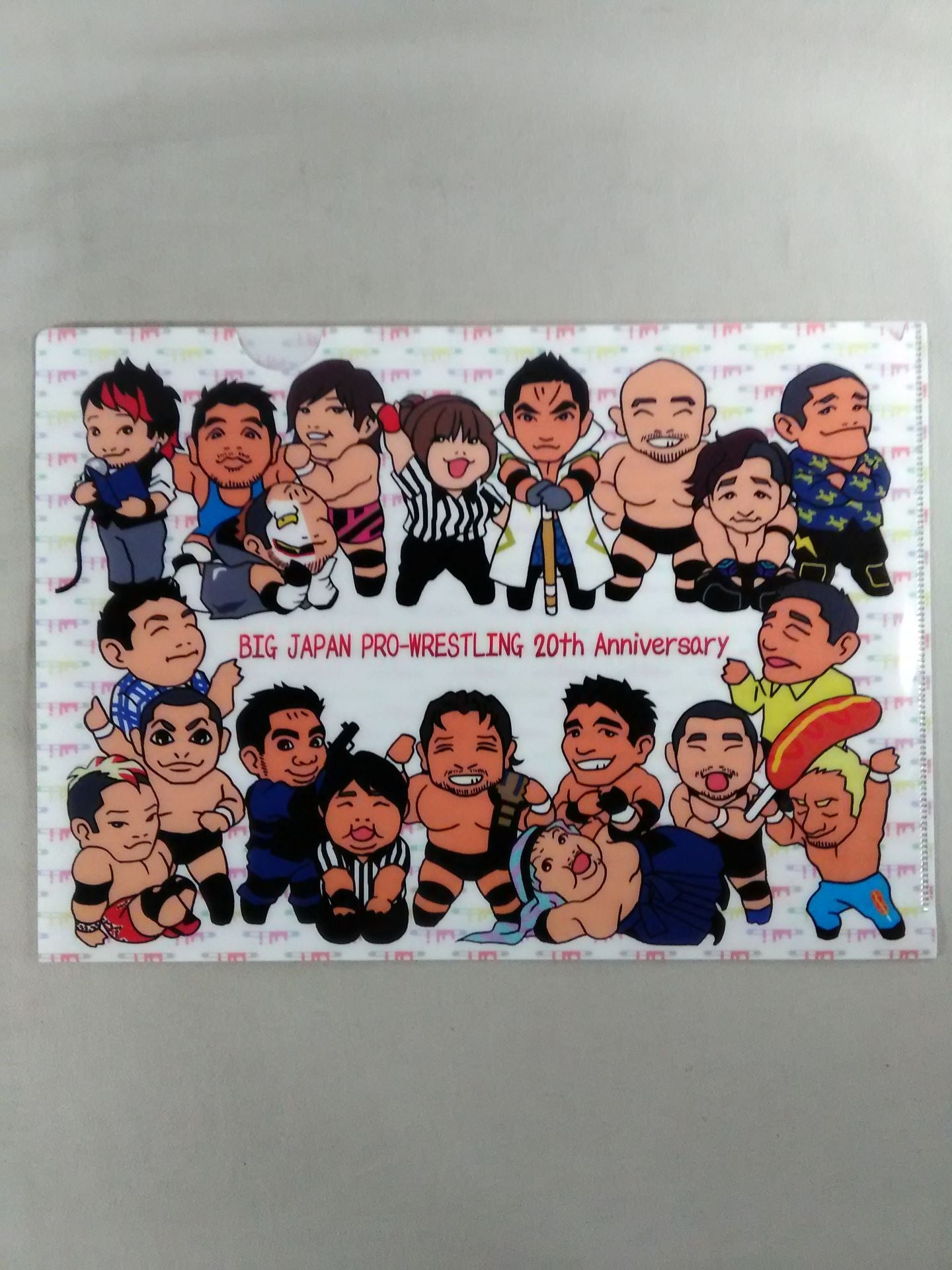 Big Japan Pro Wrestling Plastic File Folder  Sets(5)