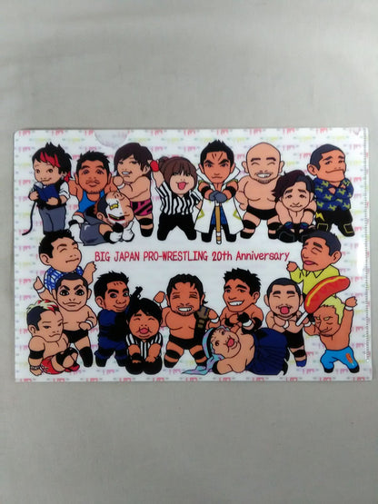 Big Japan Pro Wrestling Plastic File Folder  Sets(5)