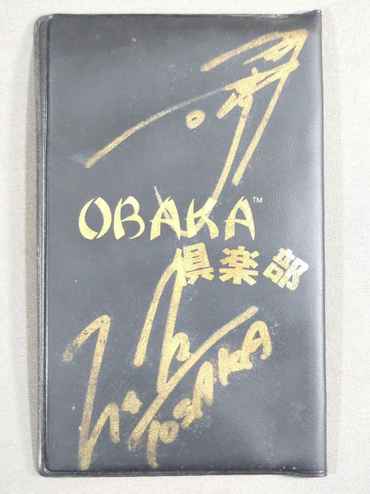 【山川竜司＆登坂栄児 直筆Wサイン入り】OBAKA倶楽部 ポケットメモ手帳