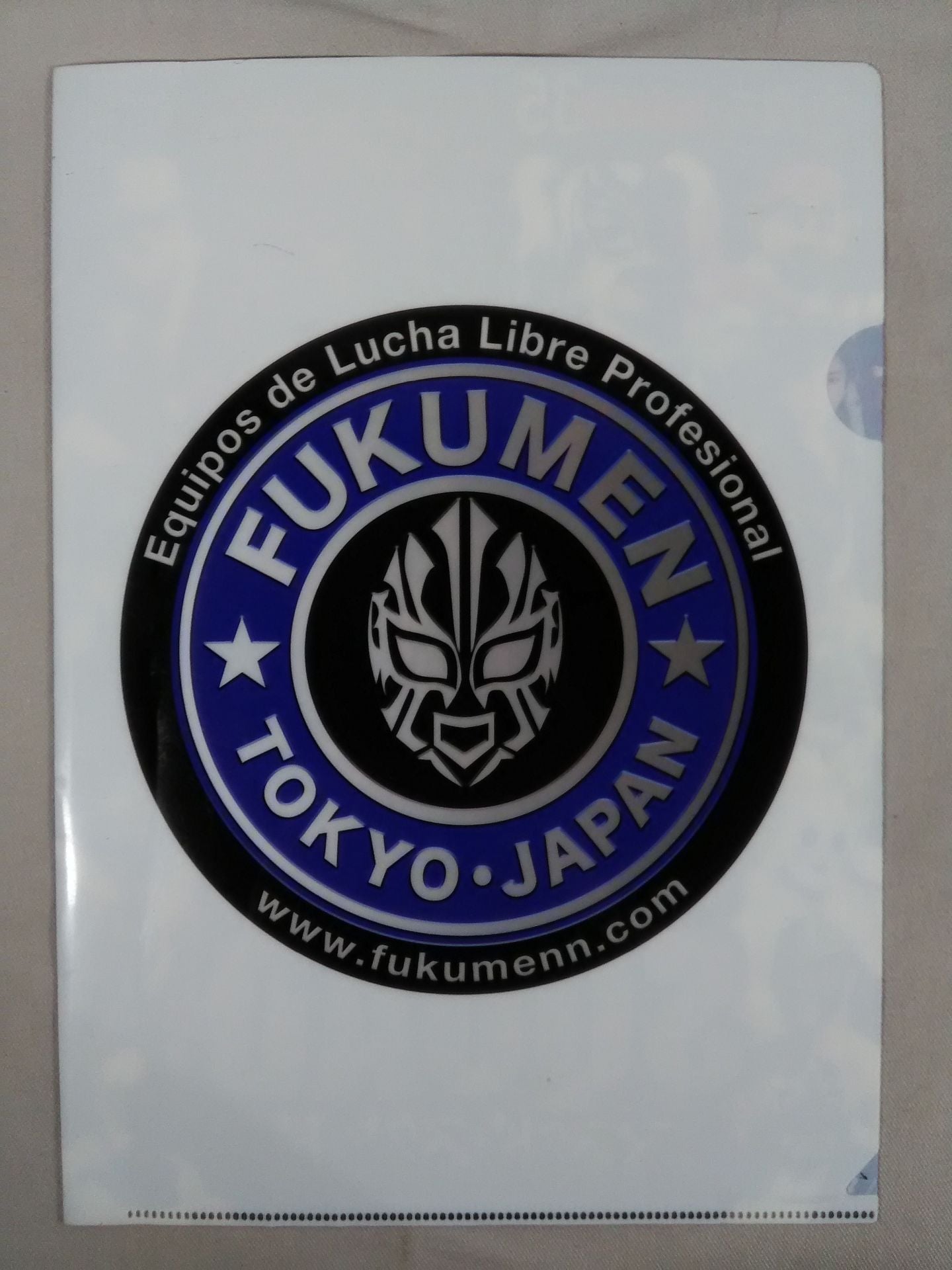 Pro Wrestling  plastic file folder  Set(3)