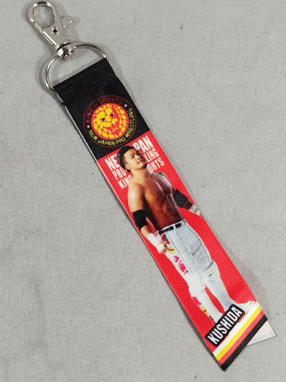 KUSHIDA ミニタペストリーキーホルダー