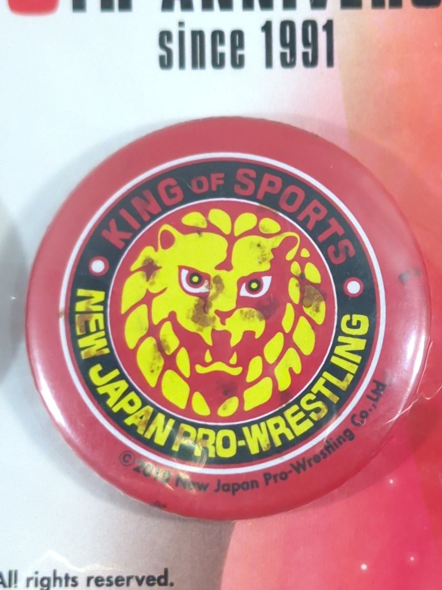 ★20TH ANNIVERSARY★ G1 CLIMAX XX PinBack button set