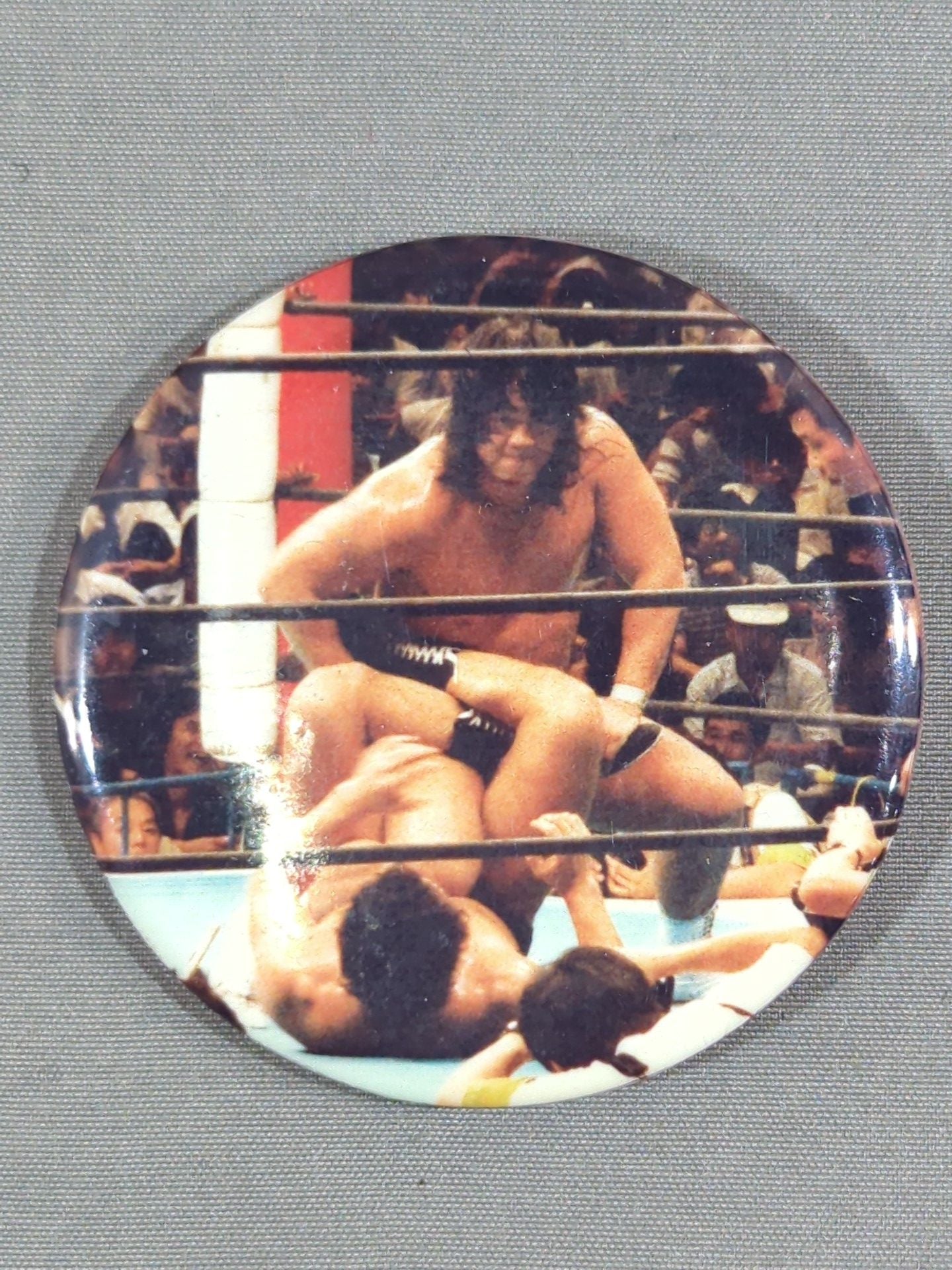 ★ ★ Original Riki Choshu PinBack button (2)