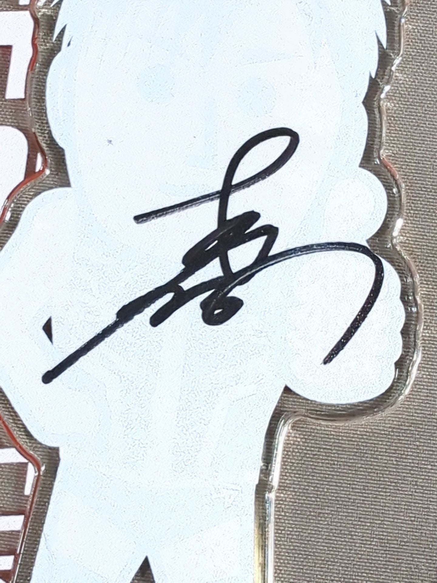 【hand signed autograph】 Yuma Aoyagi  Character Acrylic Stand Keychain