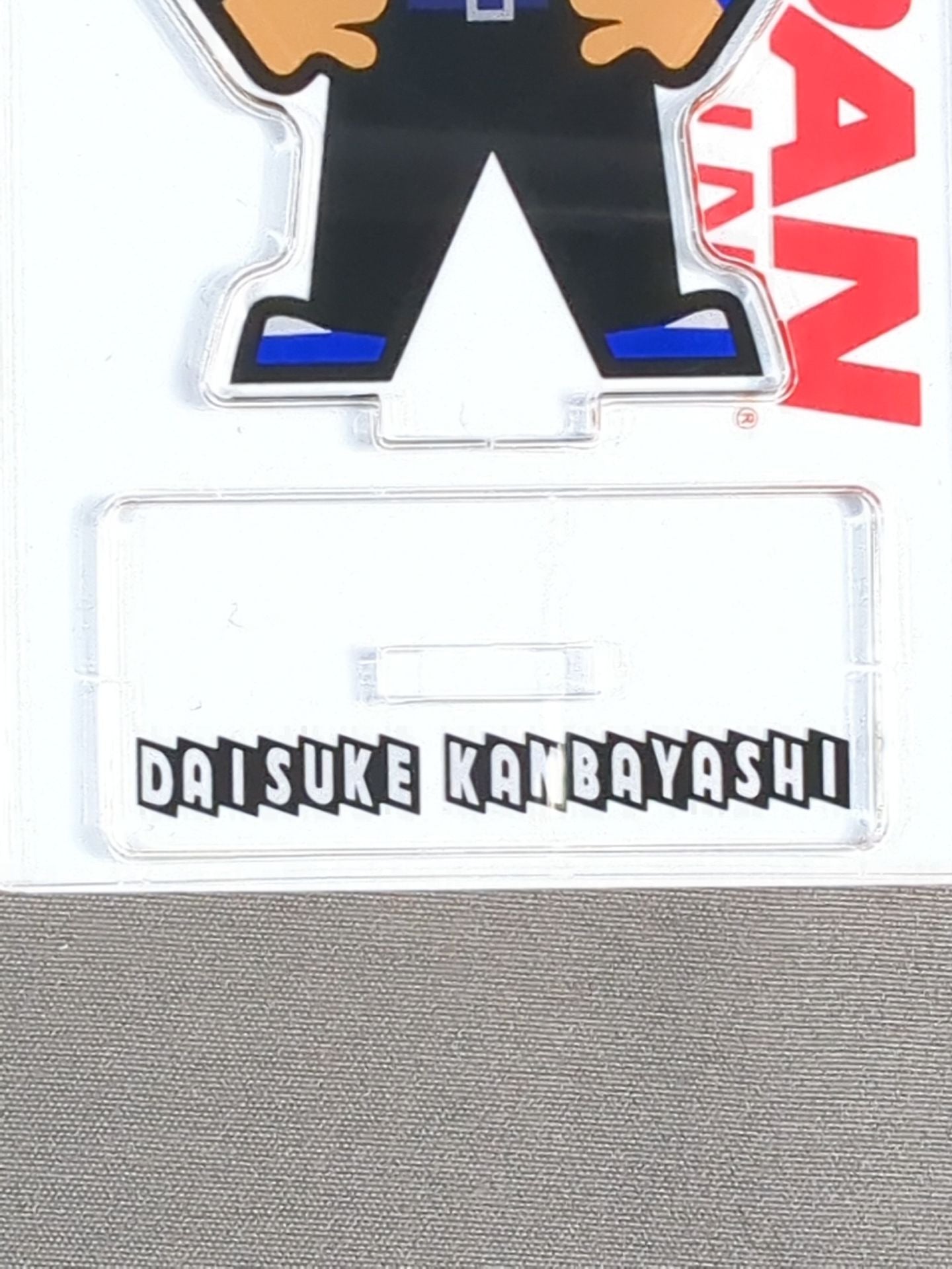 【hand signed autograph】 Daisuke Kambayashi Character Acrylic Stand Keychain