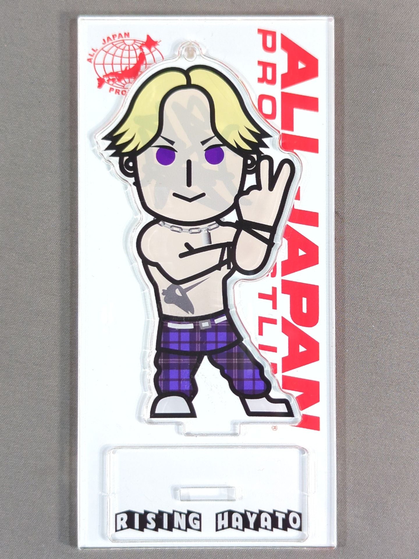 【hand signed autograph】  Rising HAYATO Character Acrylic Stand Keychain