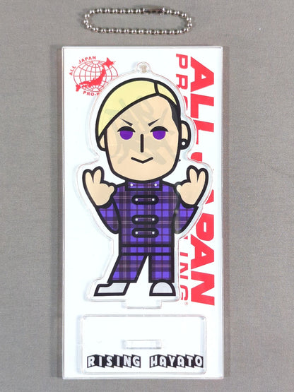 【hand signed autograph】  Rising HAYATO Character Acrylic Stand Keychain