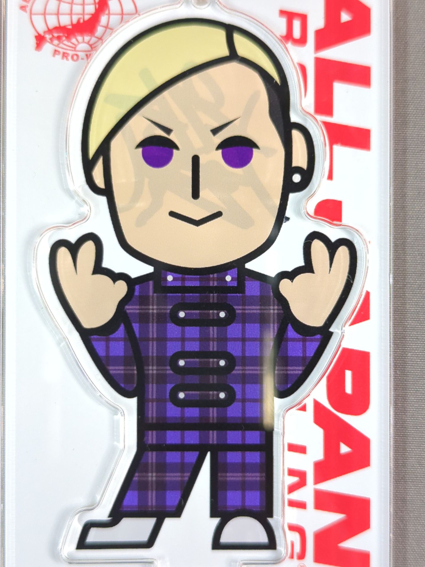 【hand signed autograph】  Rising HAYATO Character Acrylic Stand Keychain