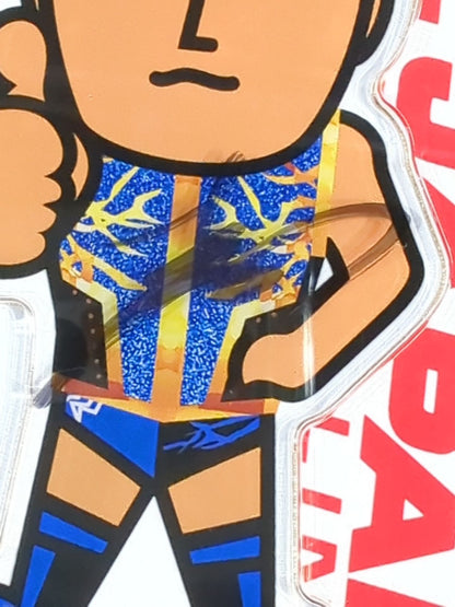 【hand signed autograph】 Yuma Aoyagi  Character Acrylic Stand Keychain