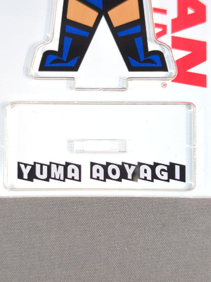 【hand signed autograph】 Yuma Aoyagi  Character Acrylic Stand Keychain