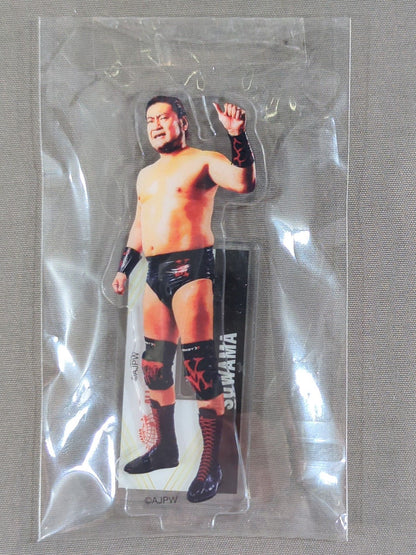 SUWAMA  All Japan Pro Wrestling  50th Anniversary Acrylic Stand (B)