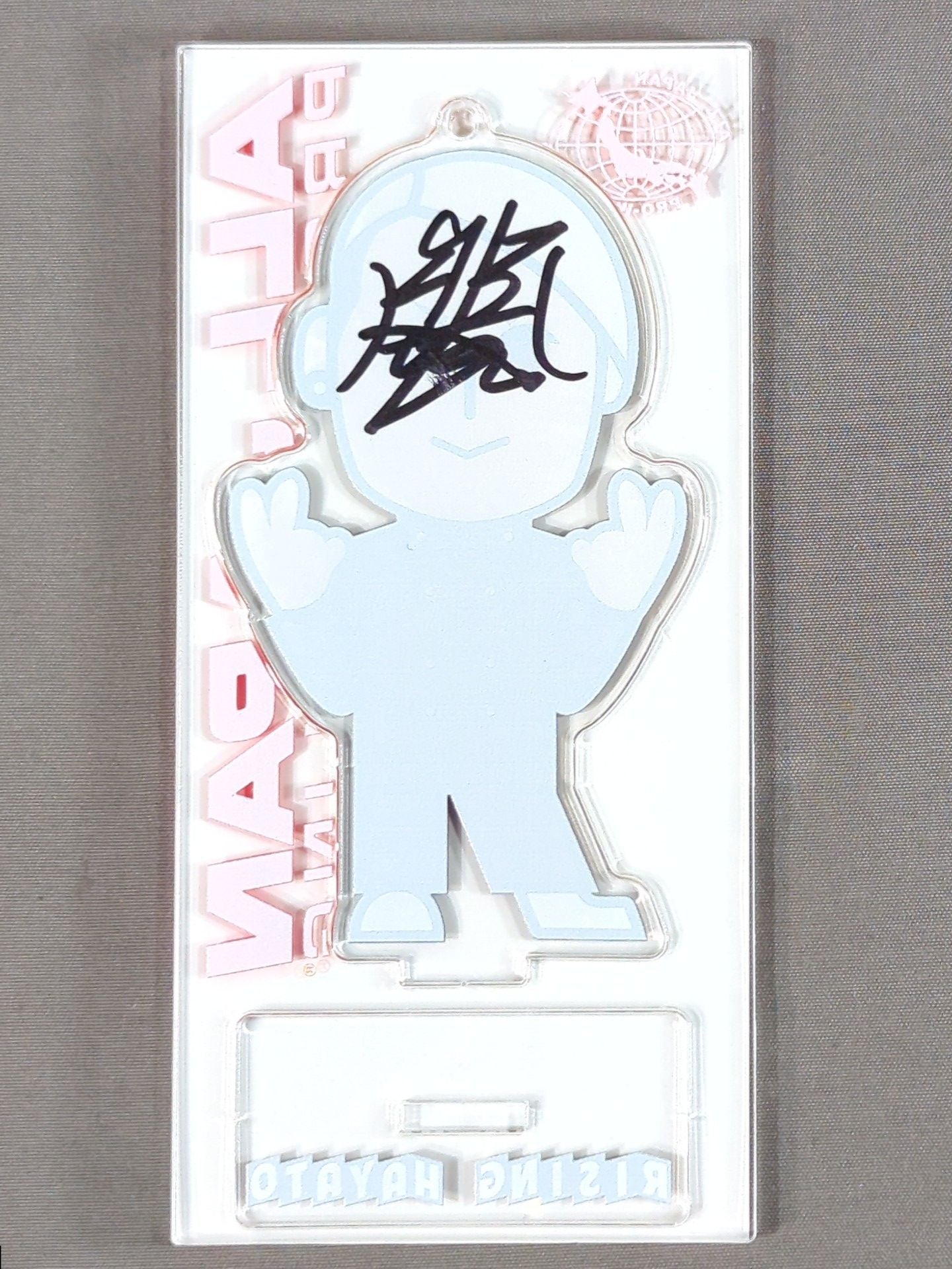 【hand signed autograph】  Rising HAYATO Character Acrylic Stand Keychain