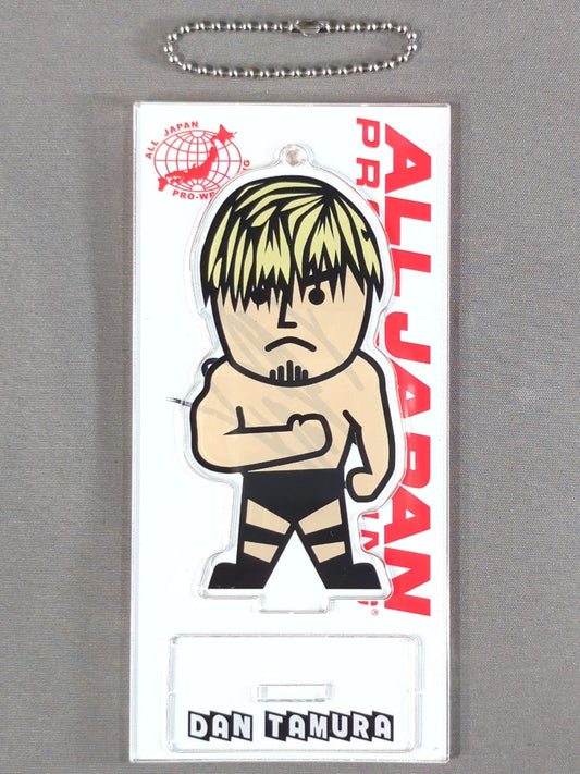 【hand signed autograph】 Dan Tamura  Character Acrylic Stand Keychain