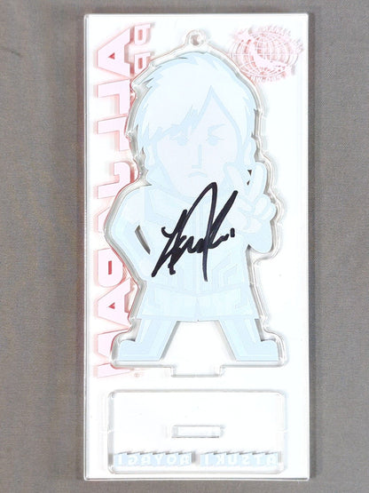 【hand signed autograph】 Atsuki Aoyagi  Character Acrylic Stand Keychain