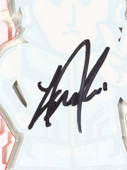 【hand signed autograph】 Atsuki Aoyagi  Character Acrylic Stand Keychain