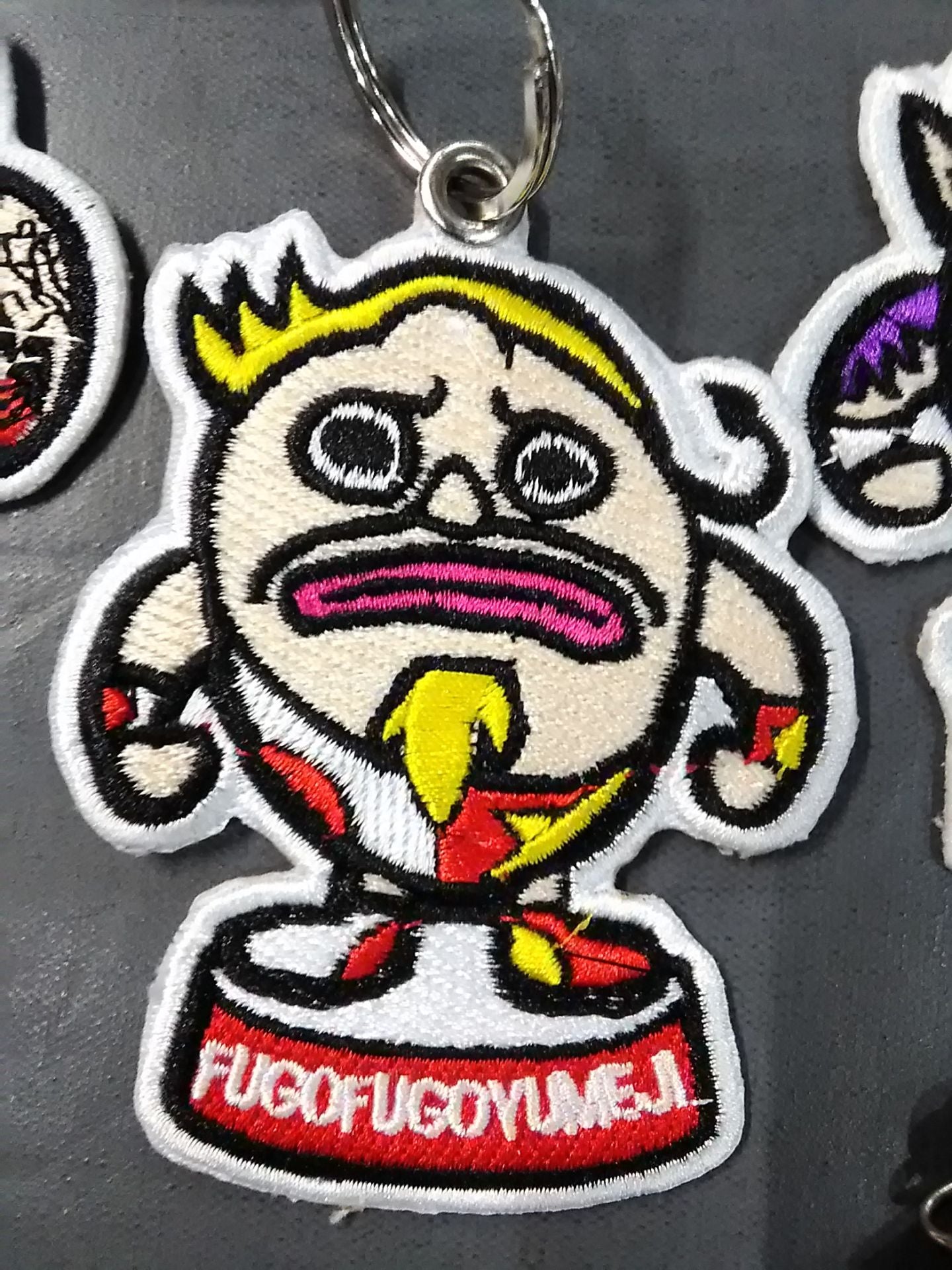 【地下プロレス世界7カ国出場選手】ワッペンキーホルダーセット