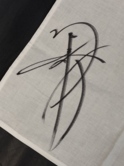 [Minoru Tanaka &Takashi Iizuka hand signed autograph ] Lion Mark  flag (Middle)