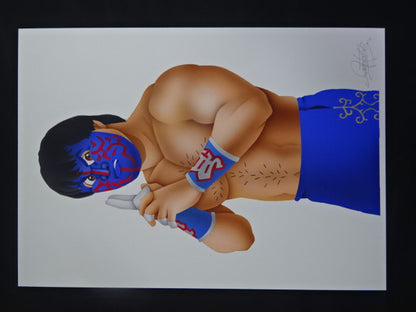 ★ Nagatoshi Sakai 's original painting "★ Super Warrior IN Fighting Strong Guidance Dream, First Dream" Great Muta (B)