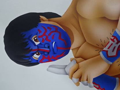 ★ Nagatoshi Sakai 's original painting "★ Super Warrior IN Fighting Strong Guidance Dream, First Dream" Great Muta (B)