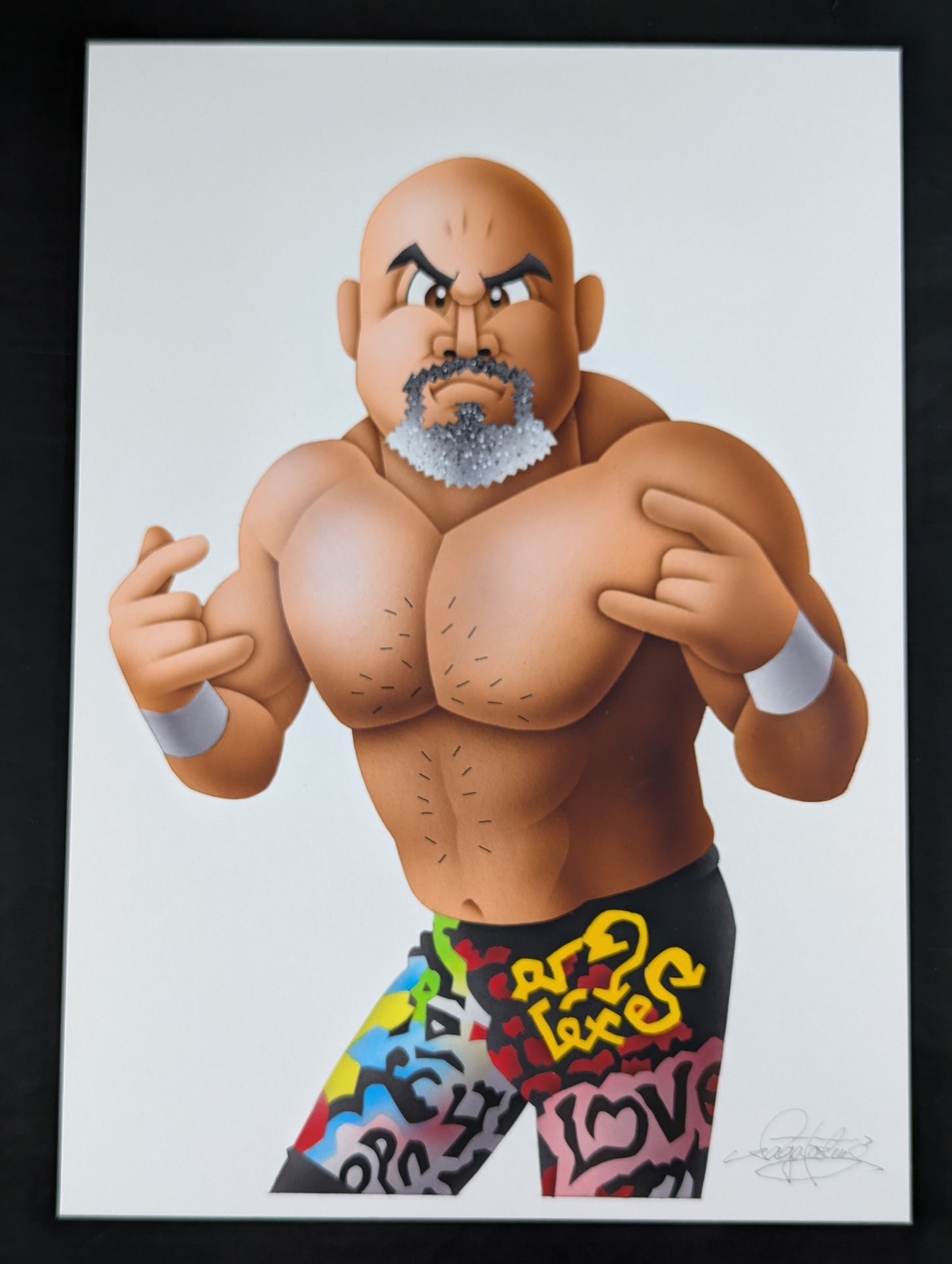 プロレスLOVE  武藤敬司フィギュア 武藤敬司「プロレスLOVEポーズ」を楽しめる、全高約12cmのソフビ