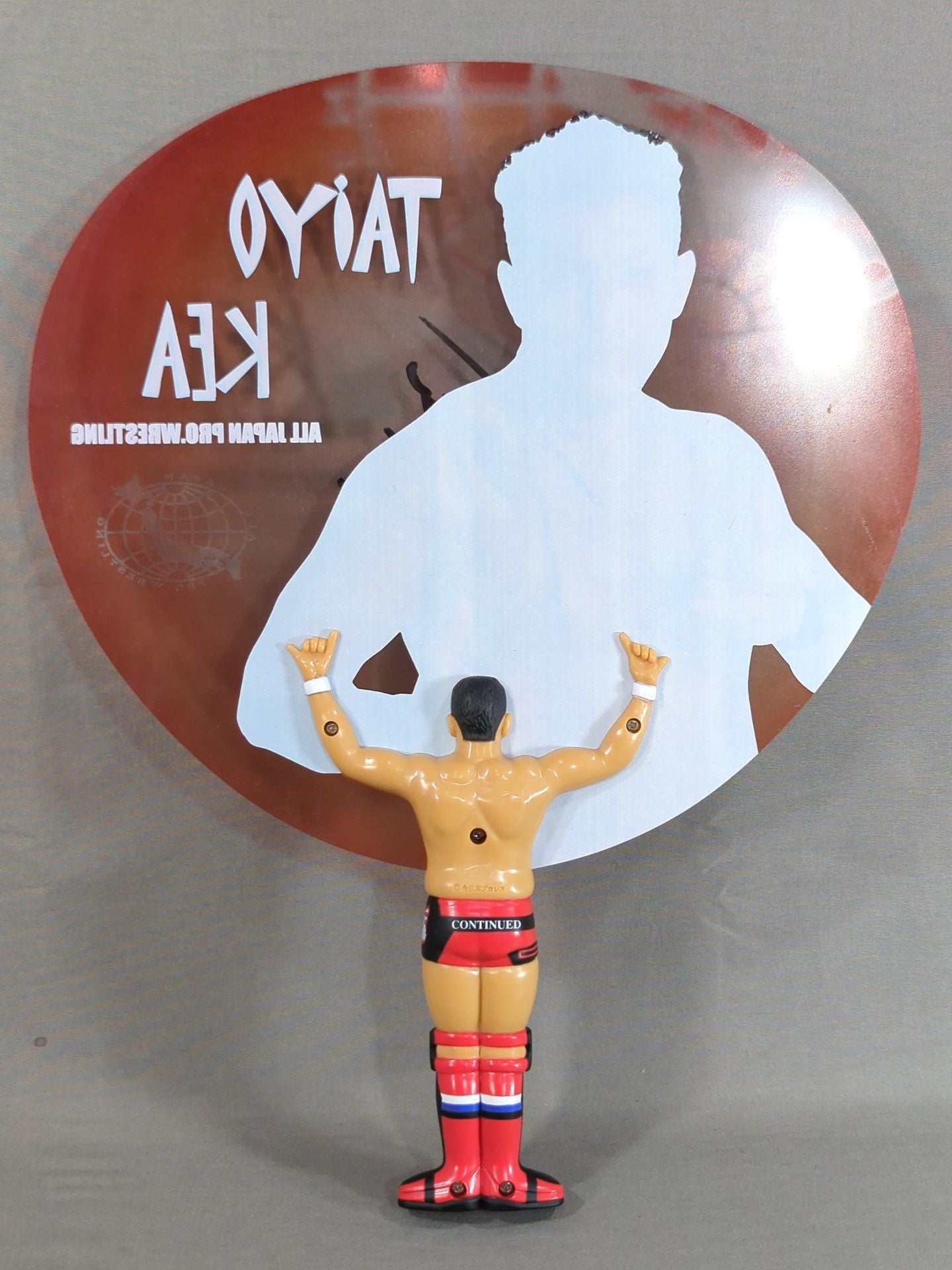 【hand signed autograph】 Taiyo Kea  Figures Uchiwa (paper fan) 