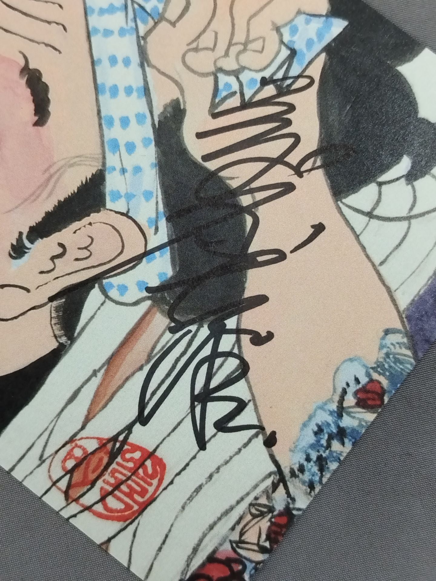 【Yoshiaki Fujiwara hand signed autograph 】Fujiwara-gumi Postcard