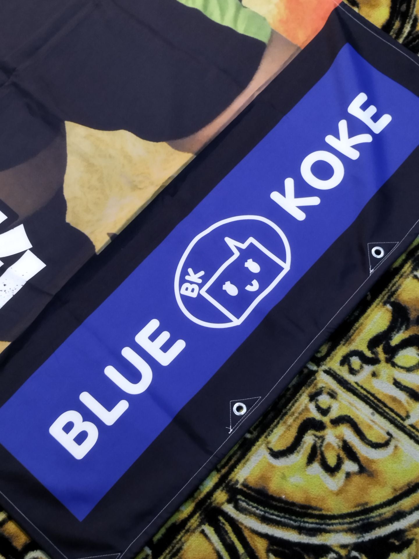 ★大日本プロレス×BLUE KOKE★ 森廣祐基 横断幕