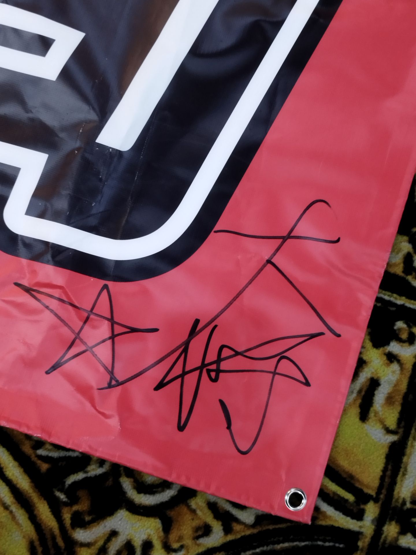 【hand signed autograph】  Shoji Otani banner