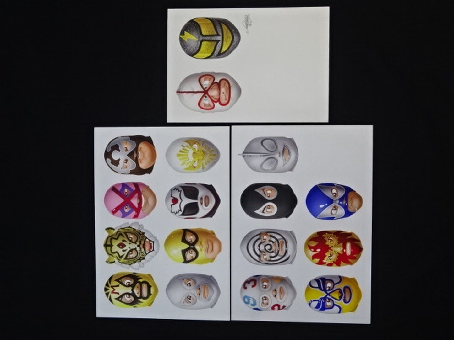 ★ Nagatoshi Sakai original art work ★ "Mask Encyclopedia" Super Legend Mask Man