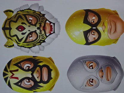 ★ Nagatoshi Sakai original art work ★ "Mask Encyclopedia" Super Legend Mask Man