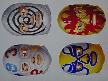 ★ Nagatoshi Sakai original art work ★ "Mask Encyclopedia" Super Legend Mask Man