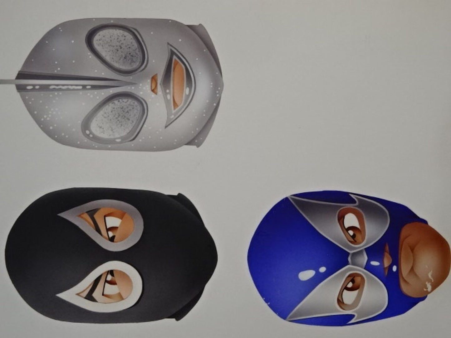 ★ Nagatoshi Sakai original art work ★ "Mask Encyclopedia" Super Legend Mask Man