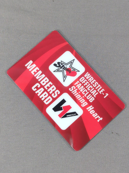 WRESTLE-1 オフィシャルファンクラブメンバーズカード