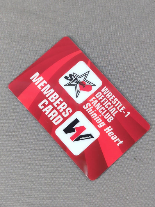 WRESTLE-1 オフィシャルファンクラブメンバーズカード