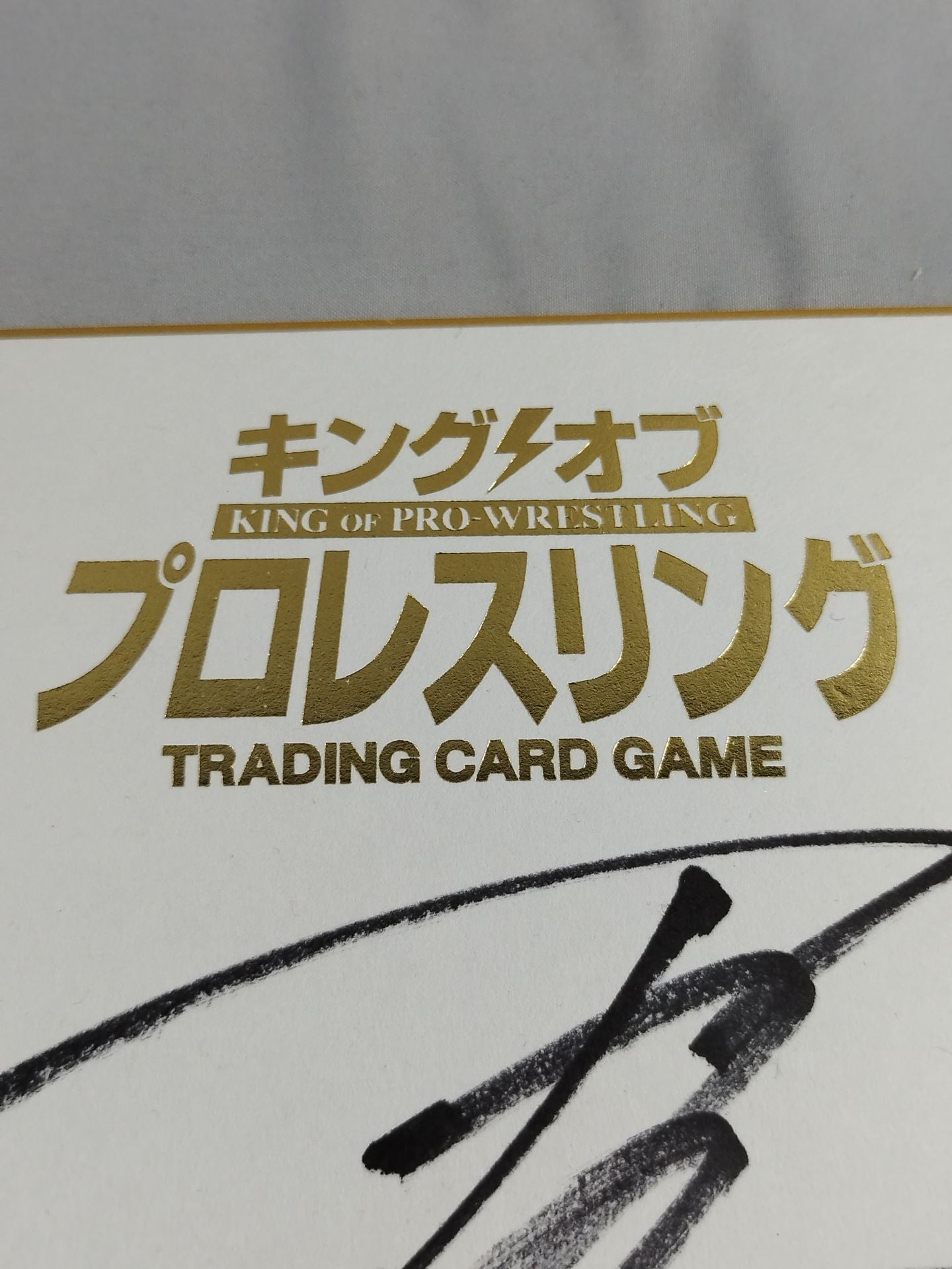 丸藤正道(キングオブプロレスリング専用色紙)