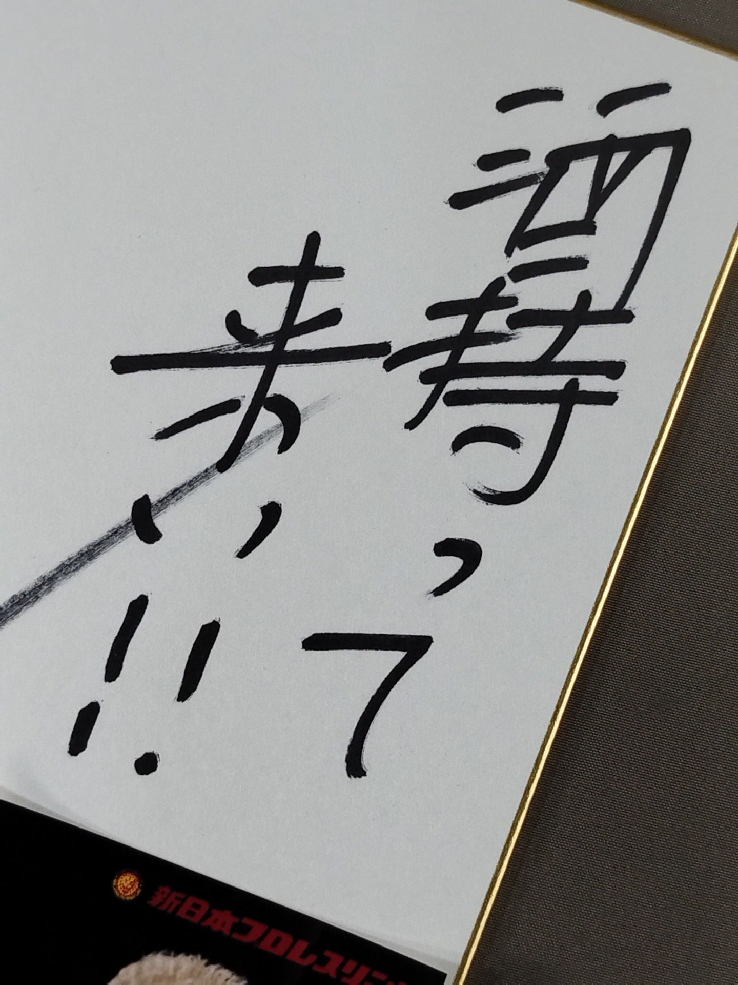 矢野通(ブロマイド貼付)