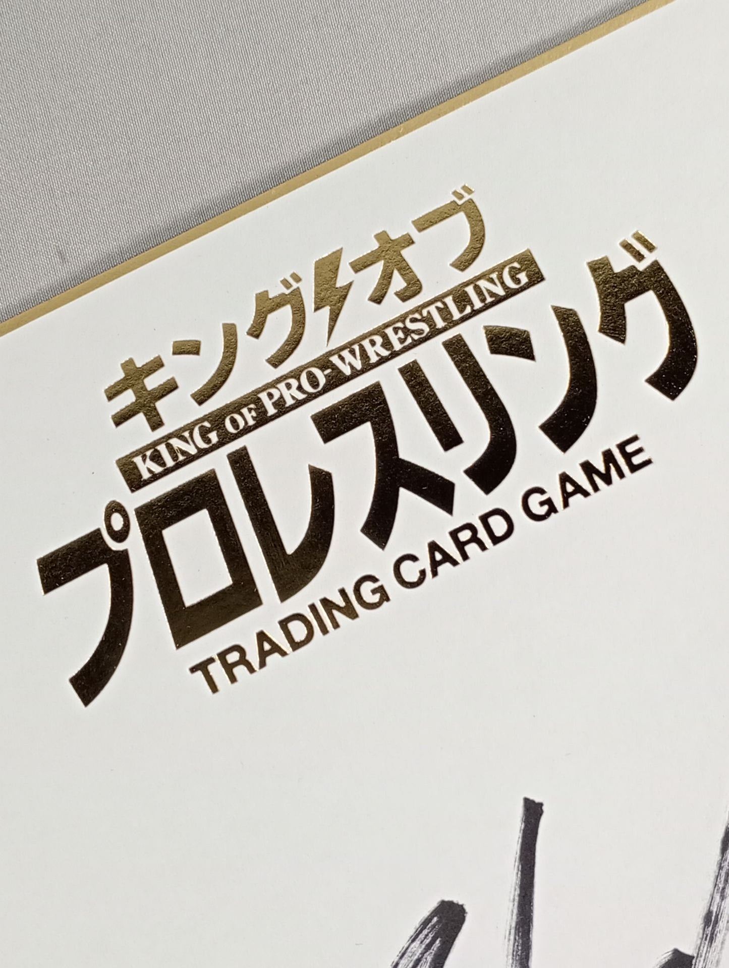 後藤洋央紀＆田口隆祐(キングオブプロレスリング専用色紙)