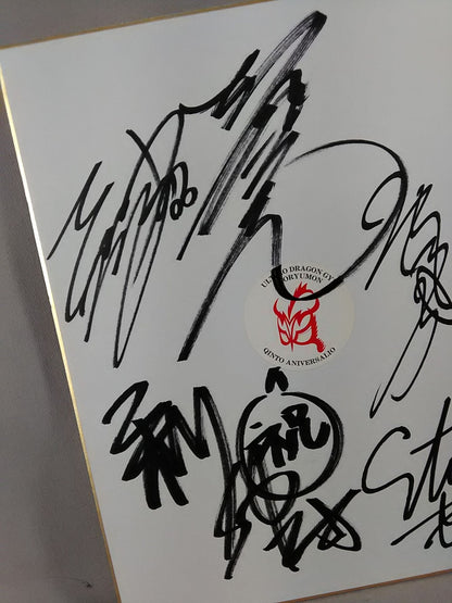 闘龍門 5選手寄せ書き