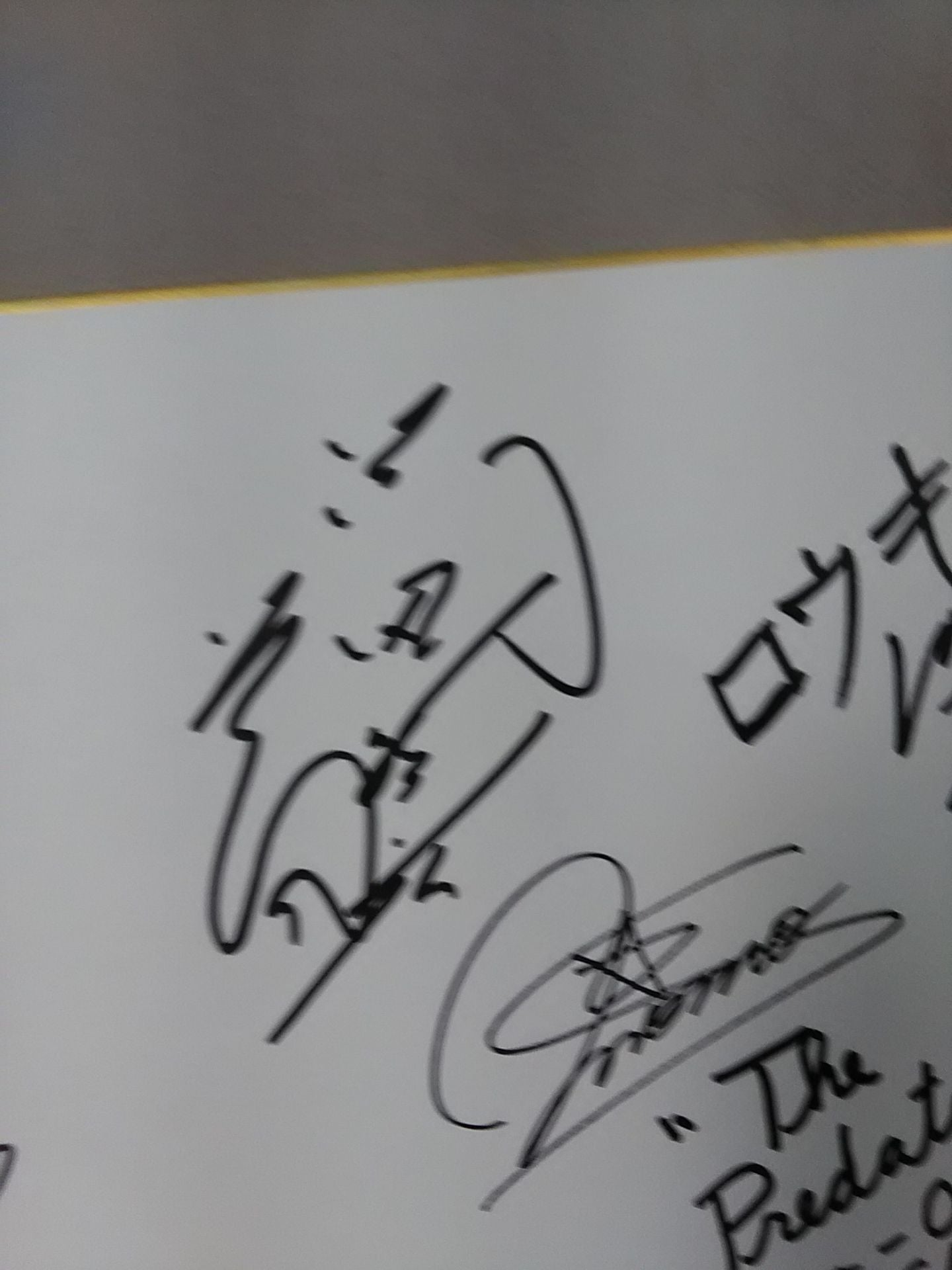 多団体 10選手寄せ書き