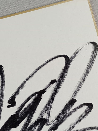 永田裕志＆4代目タイガーマスク＆飯塚高史＆田口隆祐(ライオンマーク色紙)