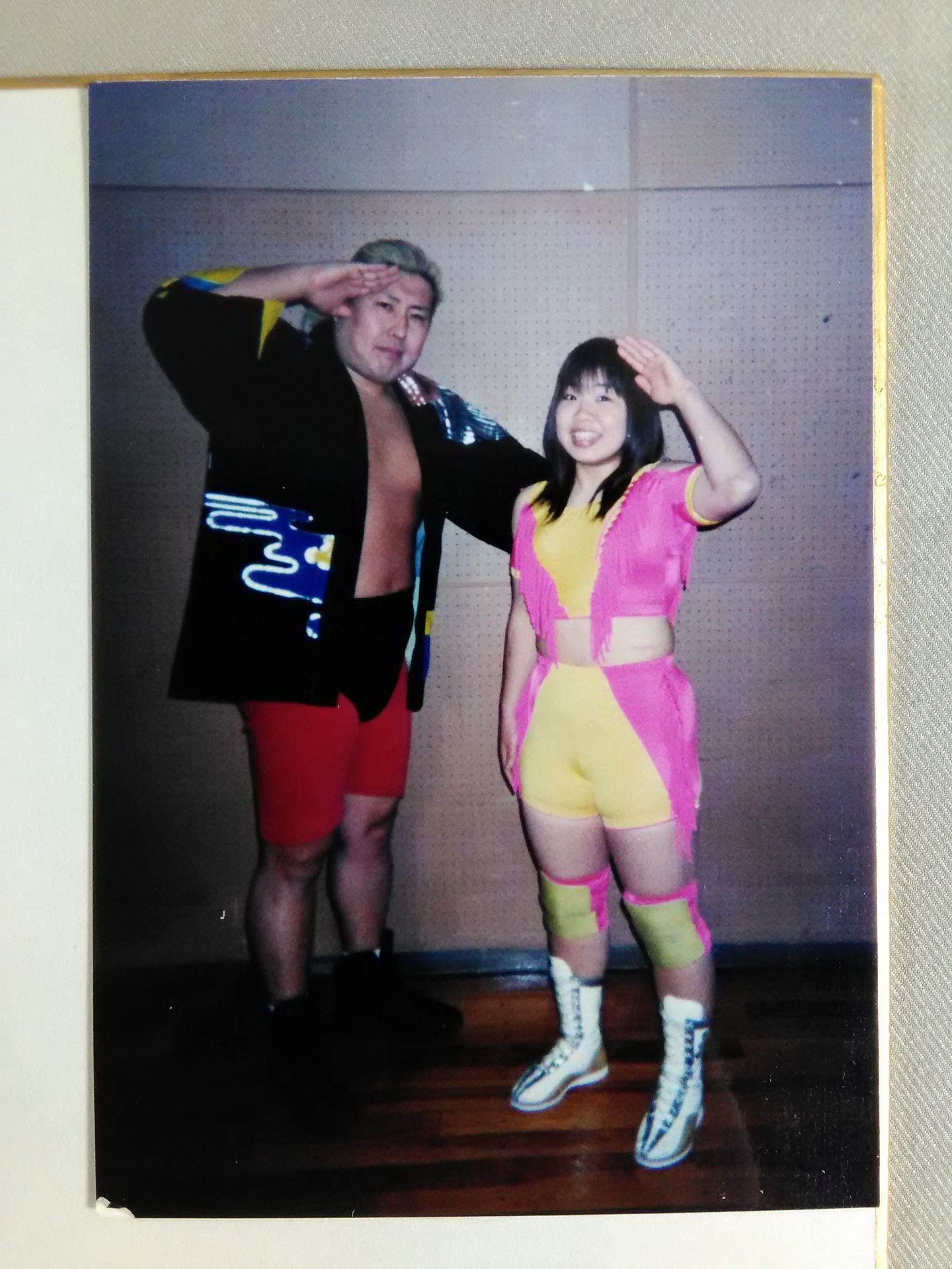 一宮章一＆米山香織(生写真貼付)