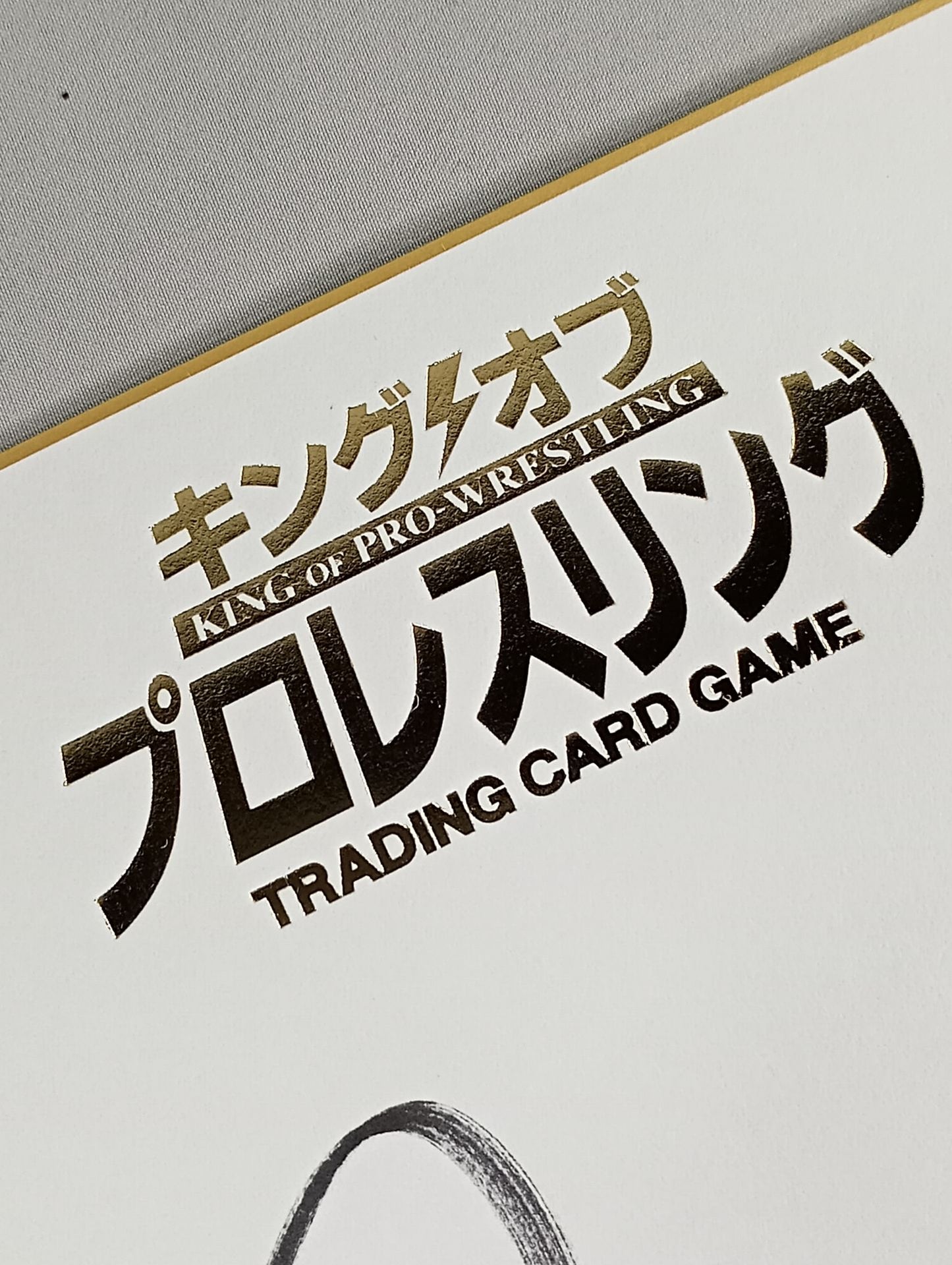 田口隆祐＆小松洋平(キングオブプロレスリング専用色紙)