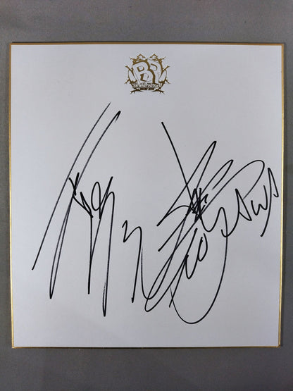 TAKAみちのく＆NOSAWA論外(バトルロイヤル専用色紙)