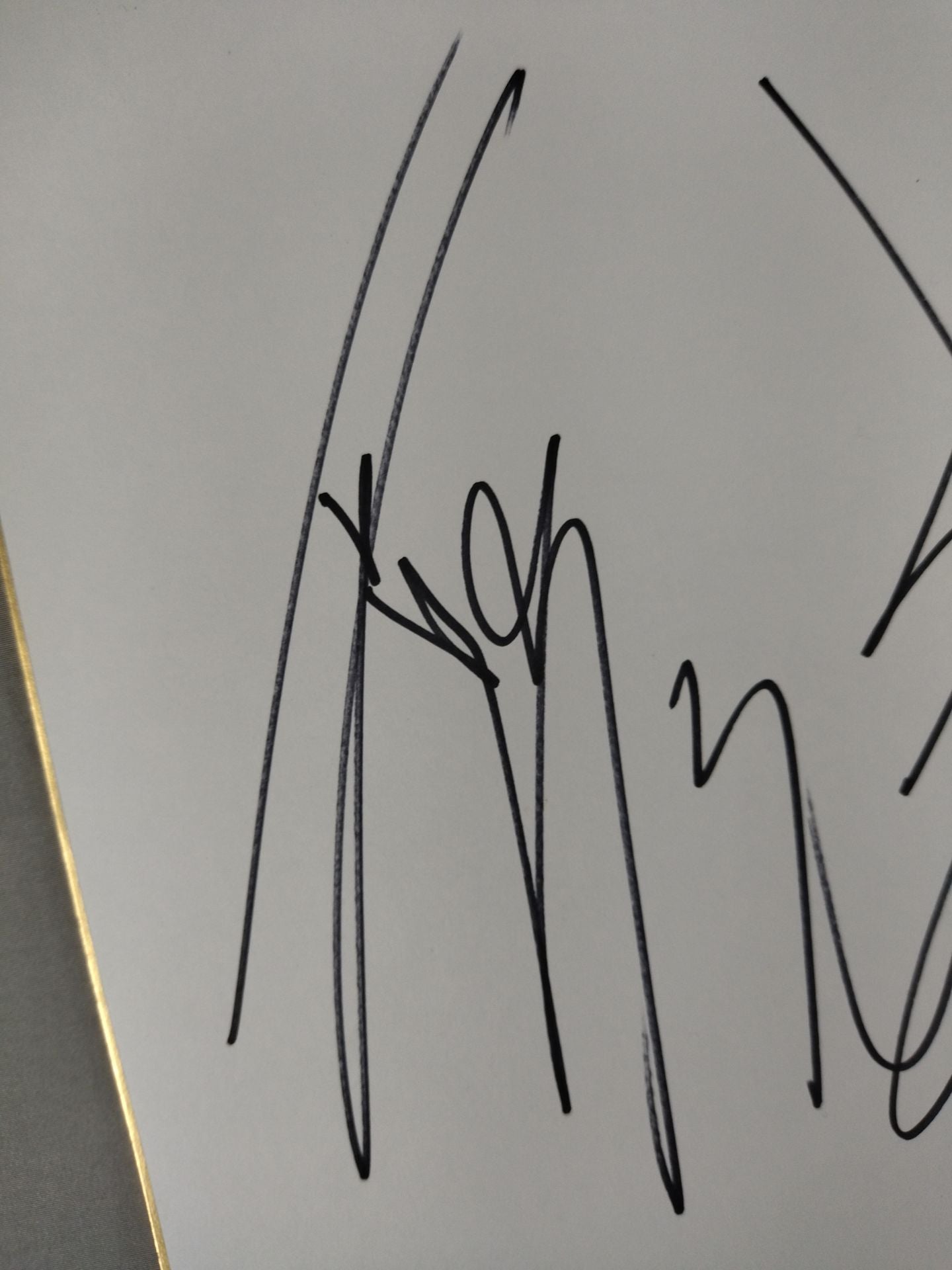 TAKAみちのく＆NOSAWA論外(バトルロイヤル専用色紙)