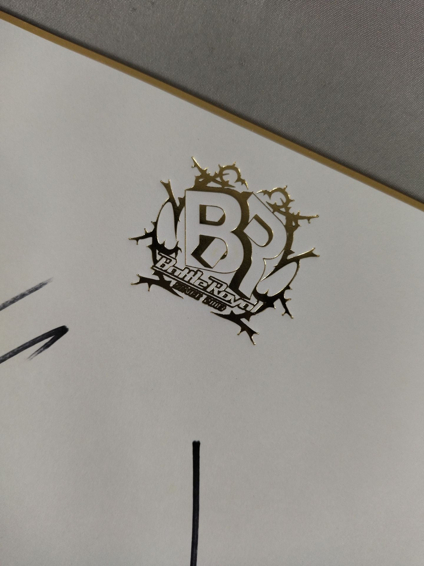 TAKAみちのく＆NOSAWA論外(バトルロイヤル専用色紙)